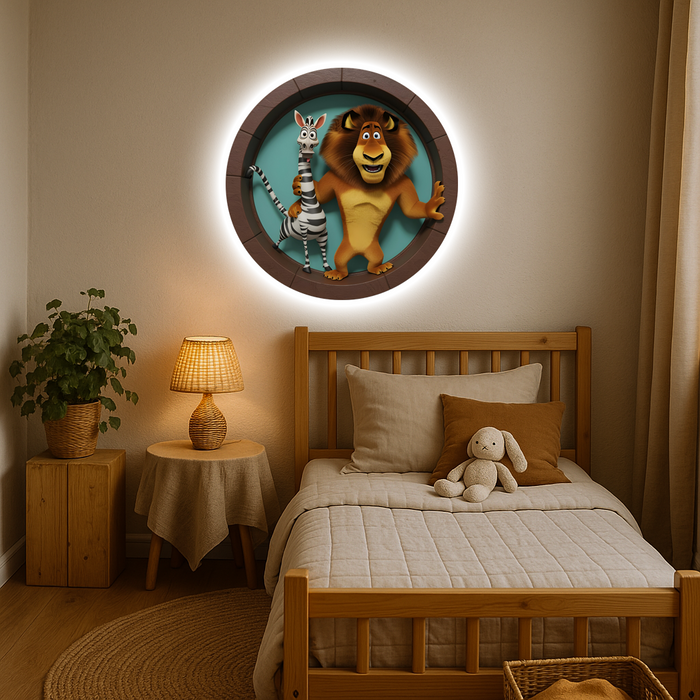 Imagine luminoasă- Madagascar - Lampă de noapte