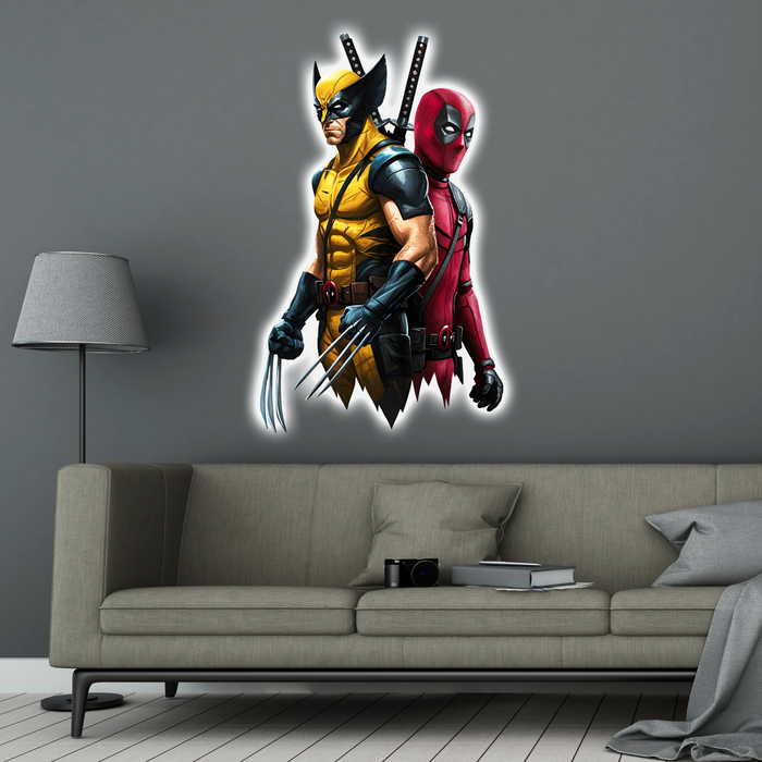 Luminous poster - Deadpool - Wolverine