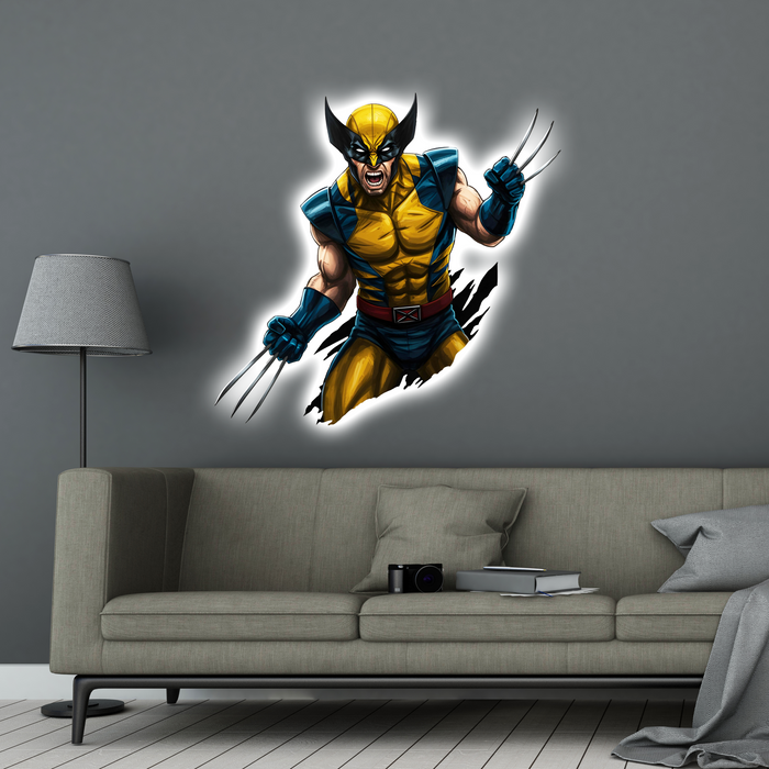 Svietiaci plagát - Wolverine