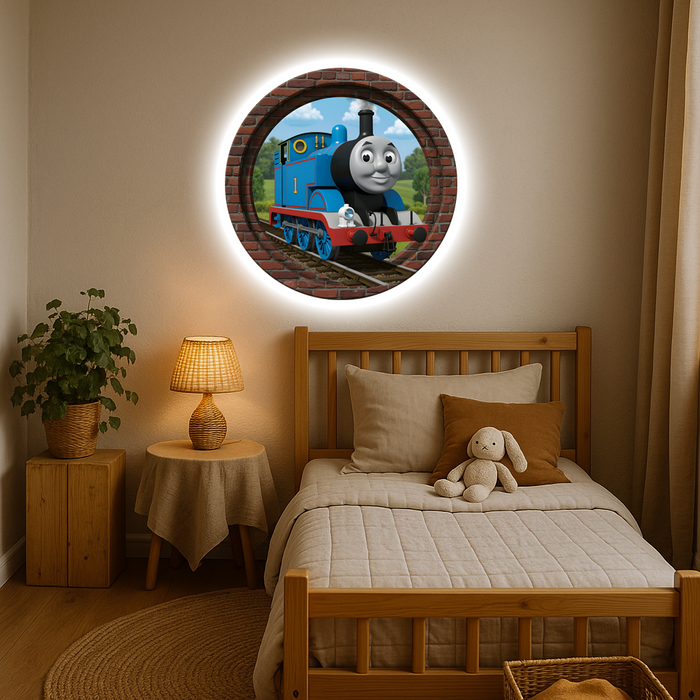 Svietiaci obraz - Lokomotíva Tomáš - Nočná lampa