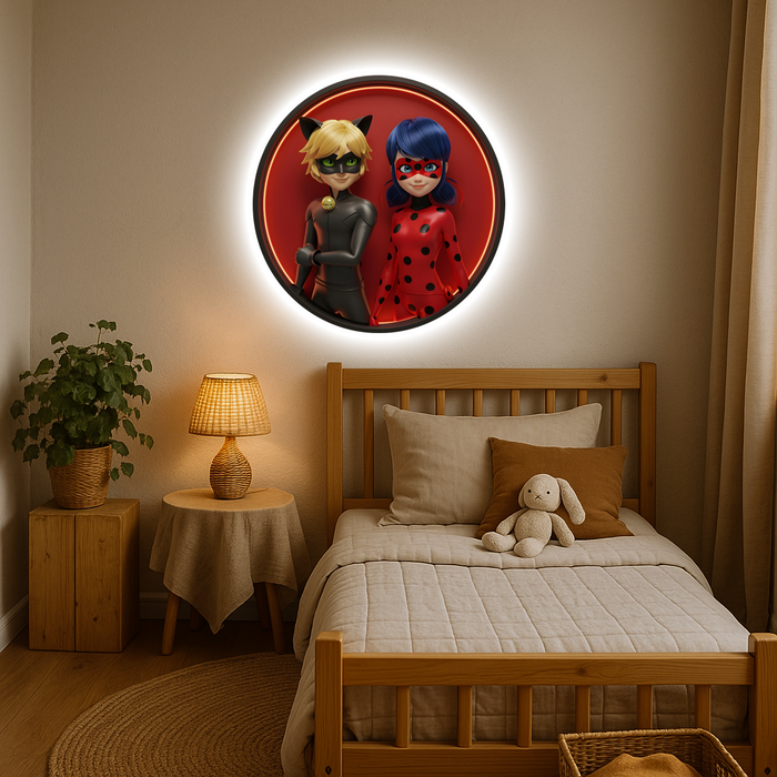 Luminous poster - Miraculous - Night Lamp