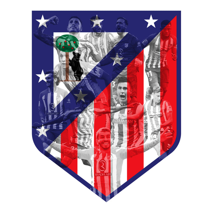 Atletico Madrid - legendy - Drevené puzzle