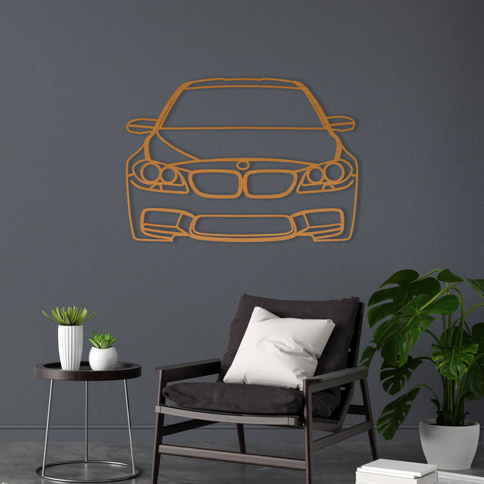 Dřevěná nástěnná dekorace - design auta
