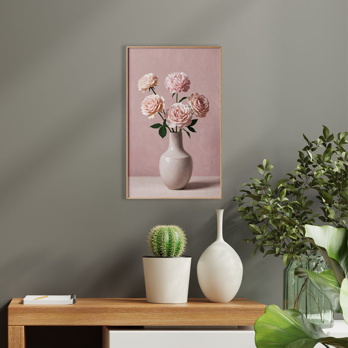 Wooden UV printed poster - Bouquet of Flowers