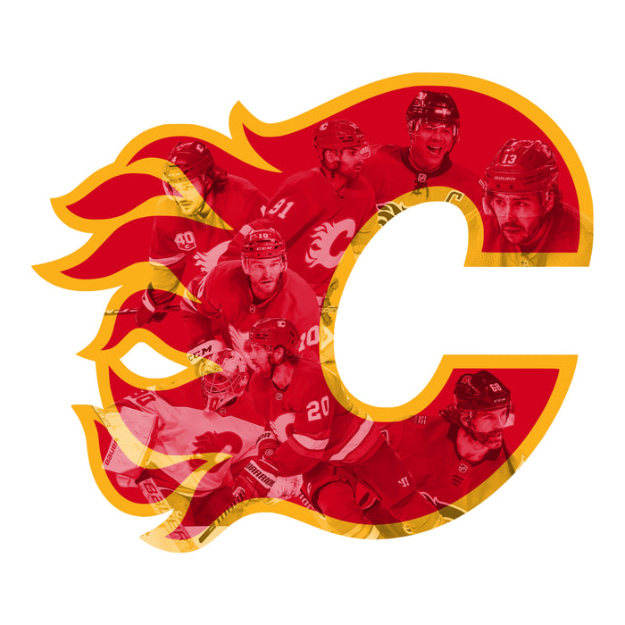 Calgary Flames - hráči - Drevené puzzle