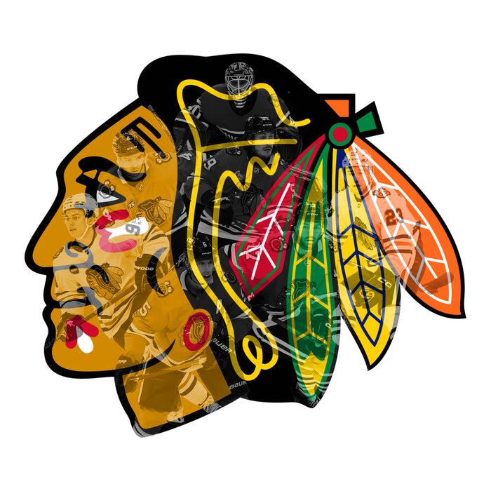 Chicago Blackhawks - hráči - Drevené puzzle