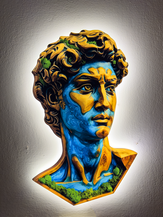 Shining Moss poster David (Michelangelo)