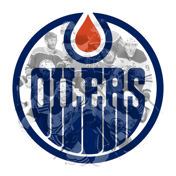 Edmonton Oilers - hráči - Drevené puzzle