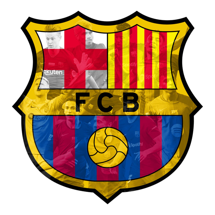 FC Barcelona - současní hráči - Dřevěné puzzle