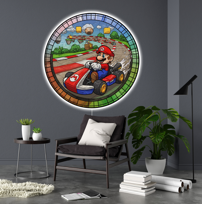 Shining poster - Super Mario