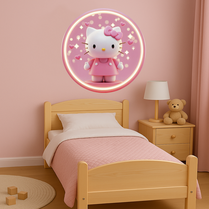 Dřevěný obraz - Hello Kitty
