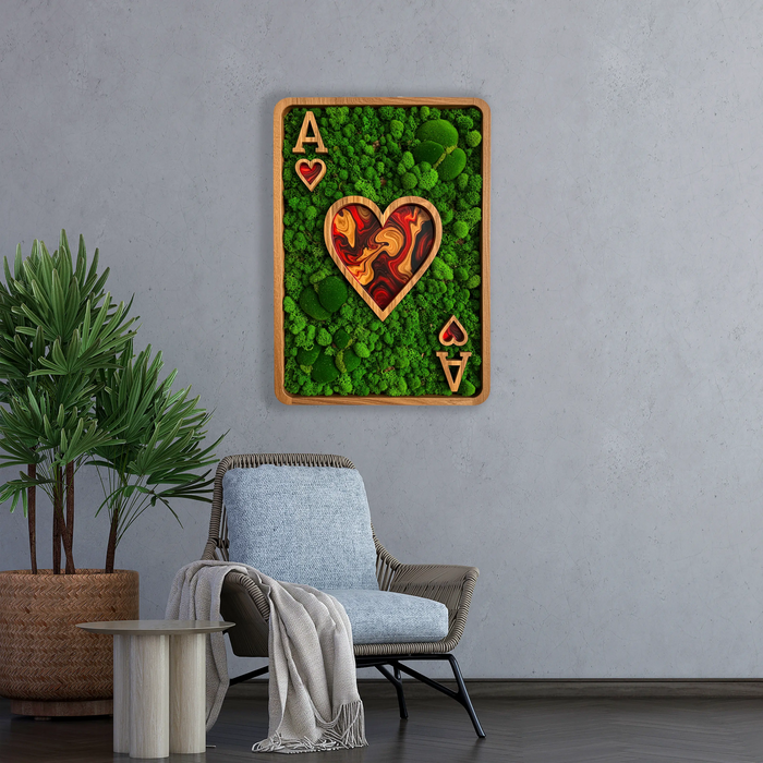 Moss HDF poster - Moss Heart Card
