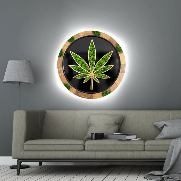Shining poster - Hemp Flower