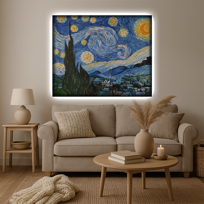 Svietiaci obraz - Hviezdna obloha - Vincent van Gogh
