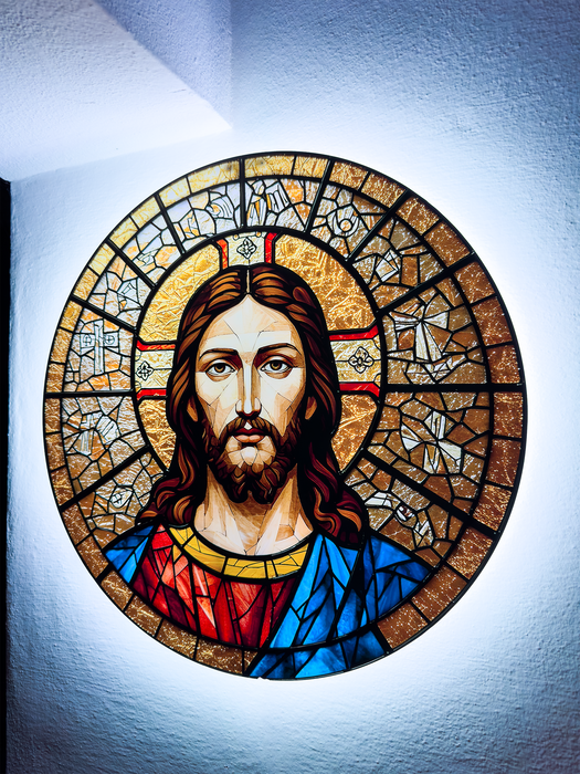 Shining Glass Jesus