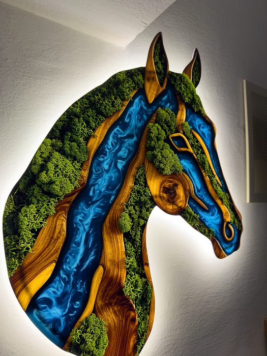 Shining Moss poster Horse