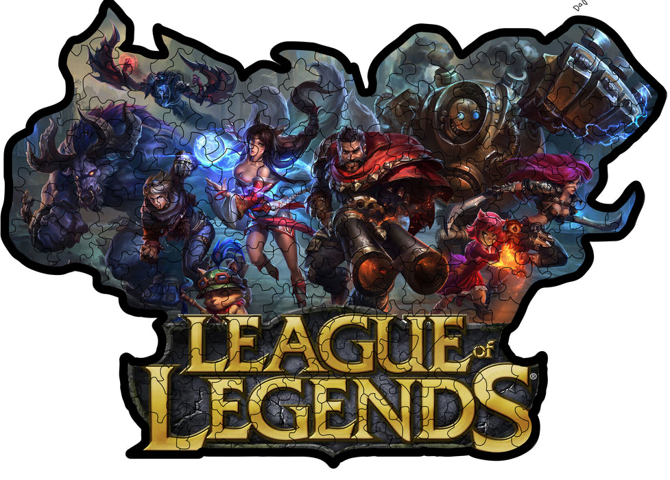 League of Legends - Puzzle din lemn clasic
