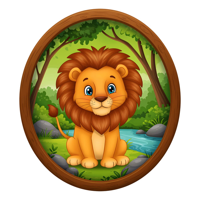 Lion Leo - Wooden Jigsaw Puzzle