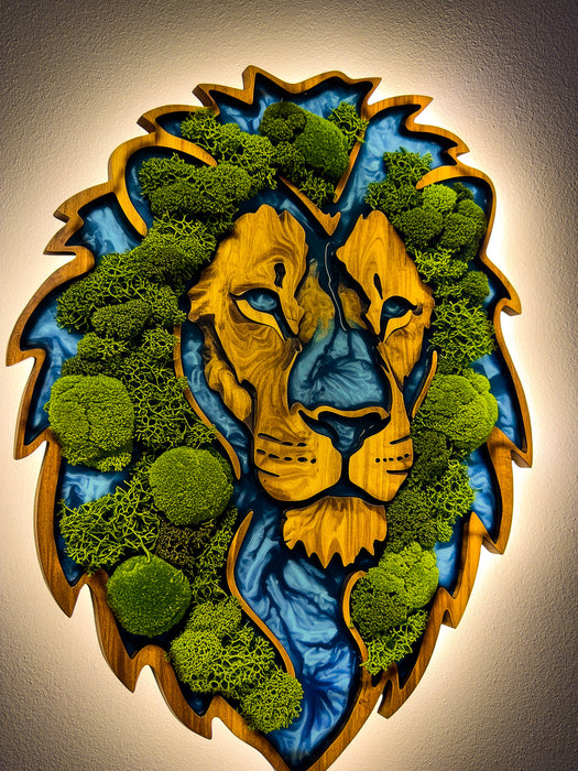 Shining Moss poster Lion Mufasa