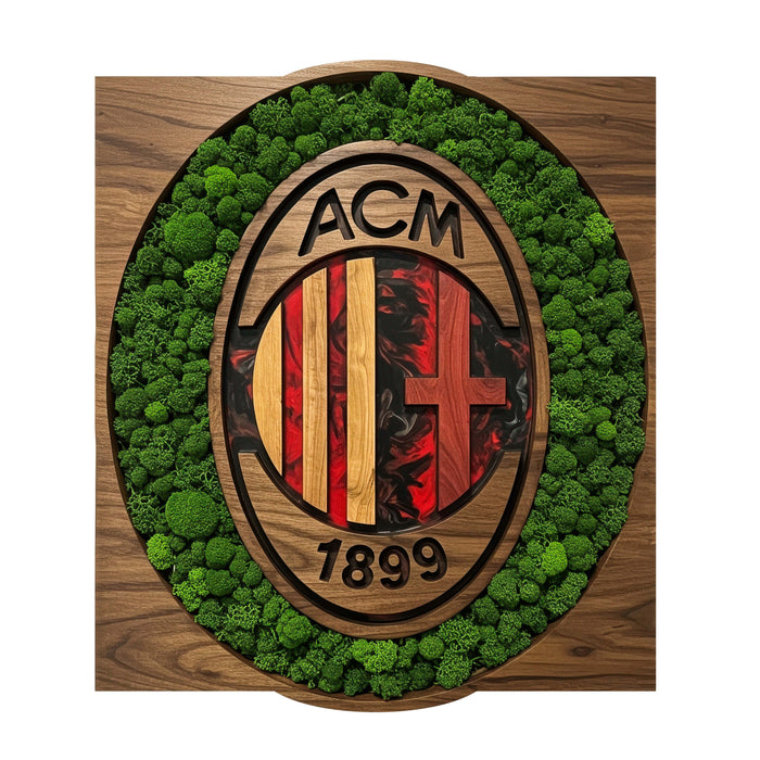 AC Milan - Moss - Puzzle di legno