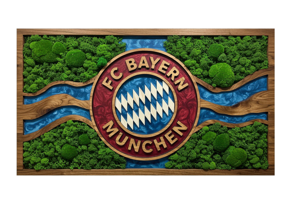 FC Bayern Mníchov - Machové - Drevené puzzle