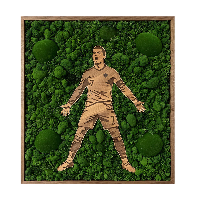 Cristiano Ronaldo - moss - Wooden Jigsaw Puzzle