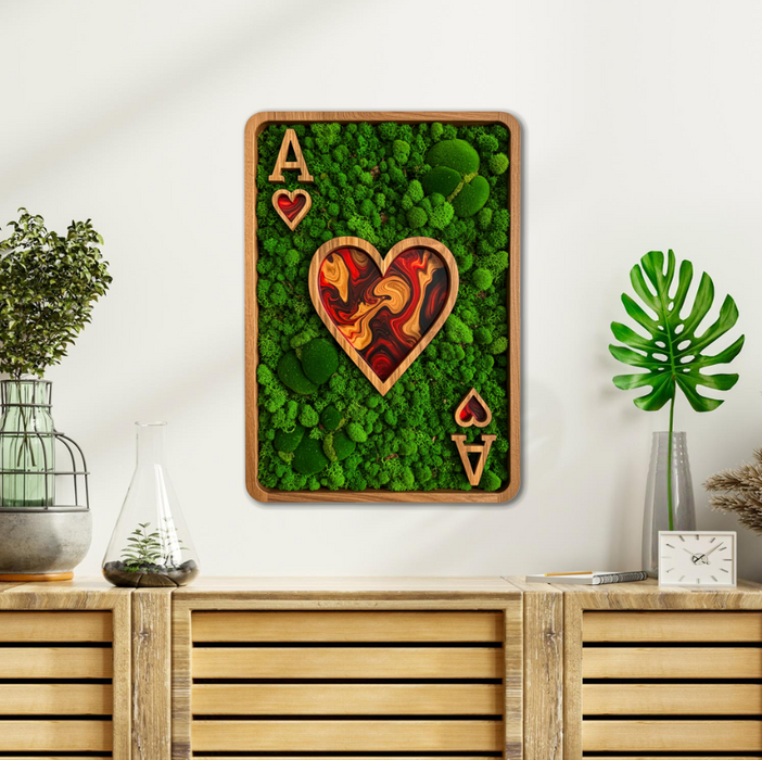Moss HDF poster - Moss Heart Card