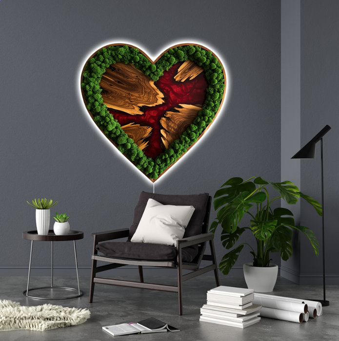 Shining Moss poster Heart - Gemini