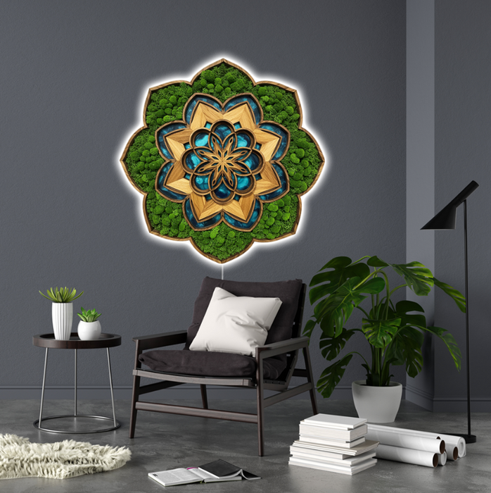 Shining Moss poster Mandala Sarta