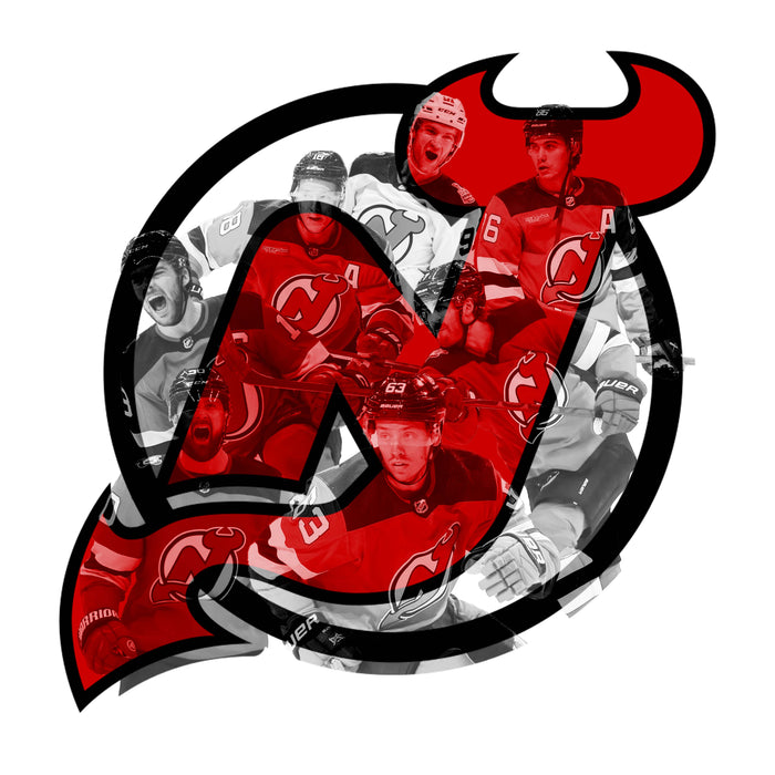 New Jersey Devils- hráči - Drevené puzzle