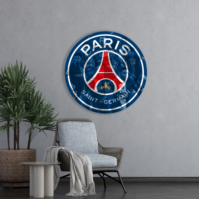 Farebný HDF obraz logo PSG