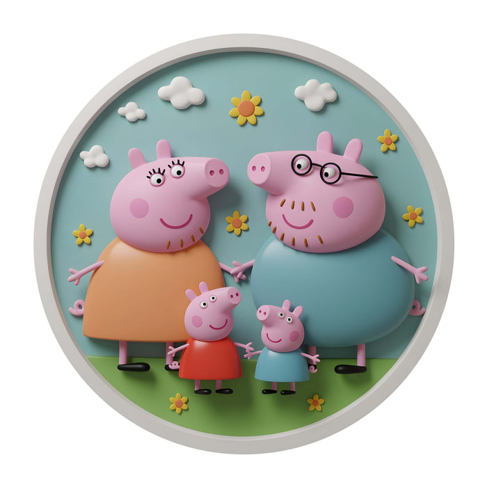Prasiatko Peppa - drevené puzzle