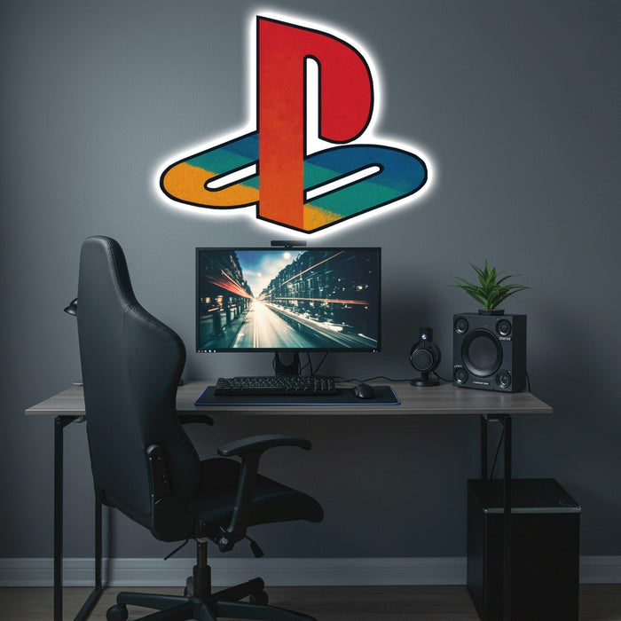 imagine iluminată din spate - Playstation - logo