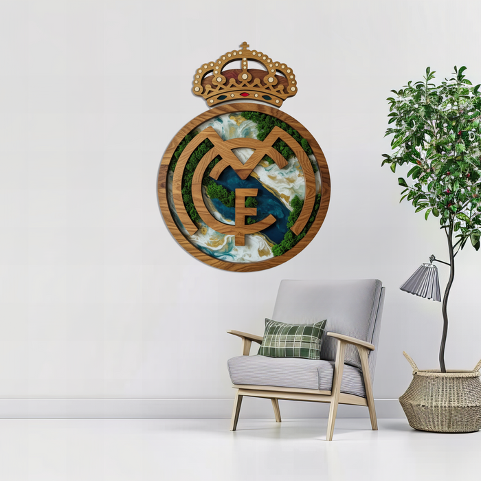 Moss and Marble HDF poster - Real Madrid
