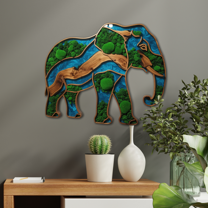 Moss HDF poster - Elephant