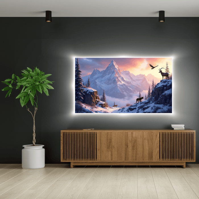 Shining poster Snowy Mountains