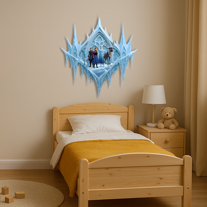 Wooden UV printed poster - Frozen - Snowy Fantasy