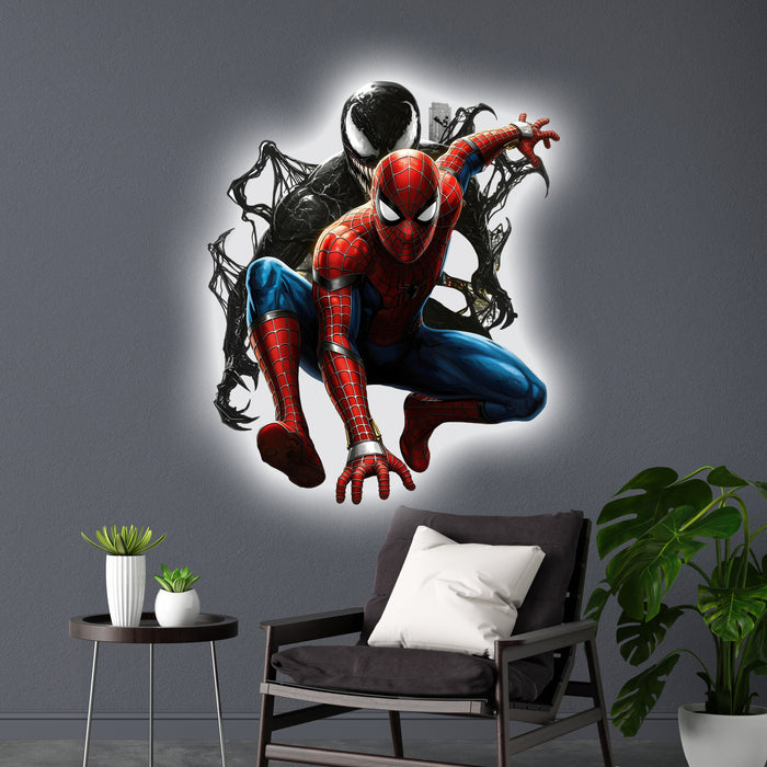 Svietiaci obraz - Venom a Spiderman