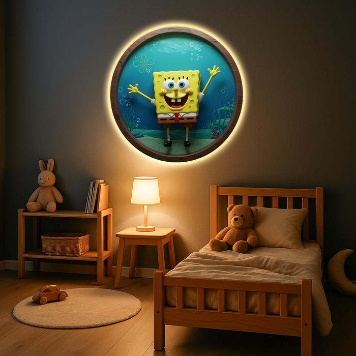 Svietiaci obraz - SpongeBob - Nočná lampa
