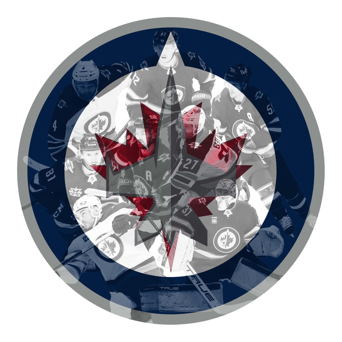 Winnipeg Jets - jucători - Puzzle din lemn