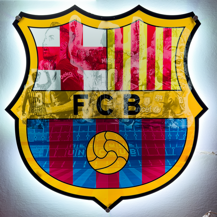 Svietiaci obraz Logo FC Barcelona - Legendy