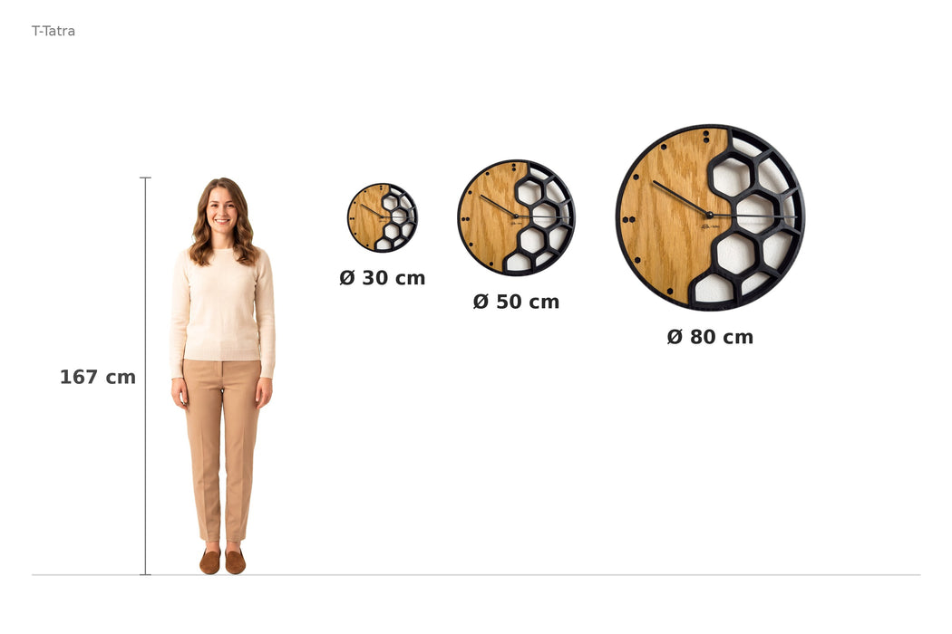 Size comparison – 167 cm reference