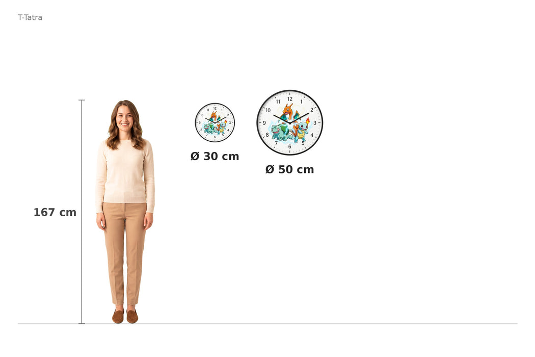 Size comparison – 167 cm reference