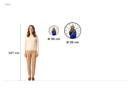 Size comparison – 167 cm reference