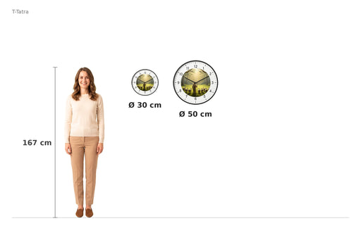 Size comparison – 167 cm reference