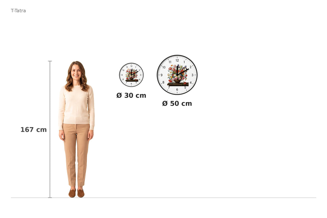 Size comparison – 167 cm reference