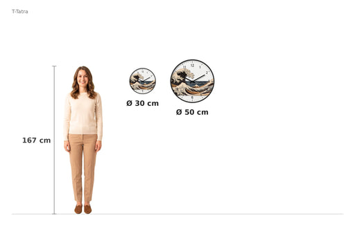 Size comparison – 167 cm reference
