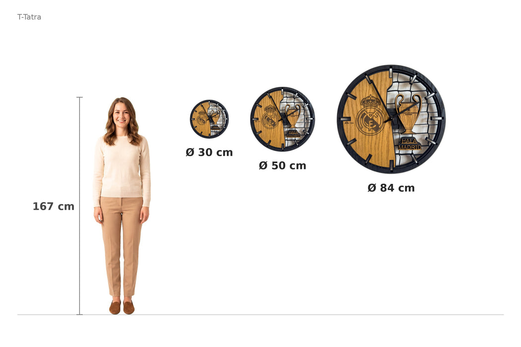 Size comparison – 167 cm reference