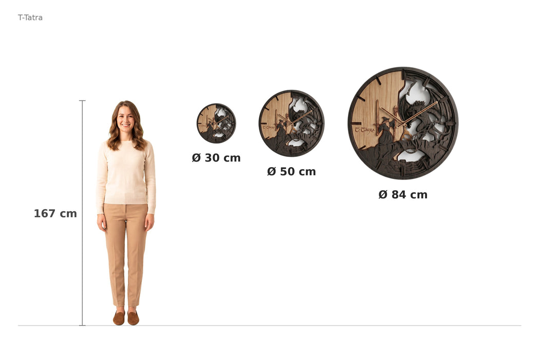 Size comparison – 167 cm reference