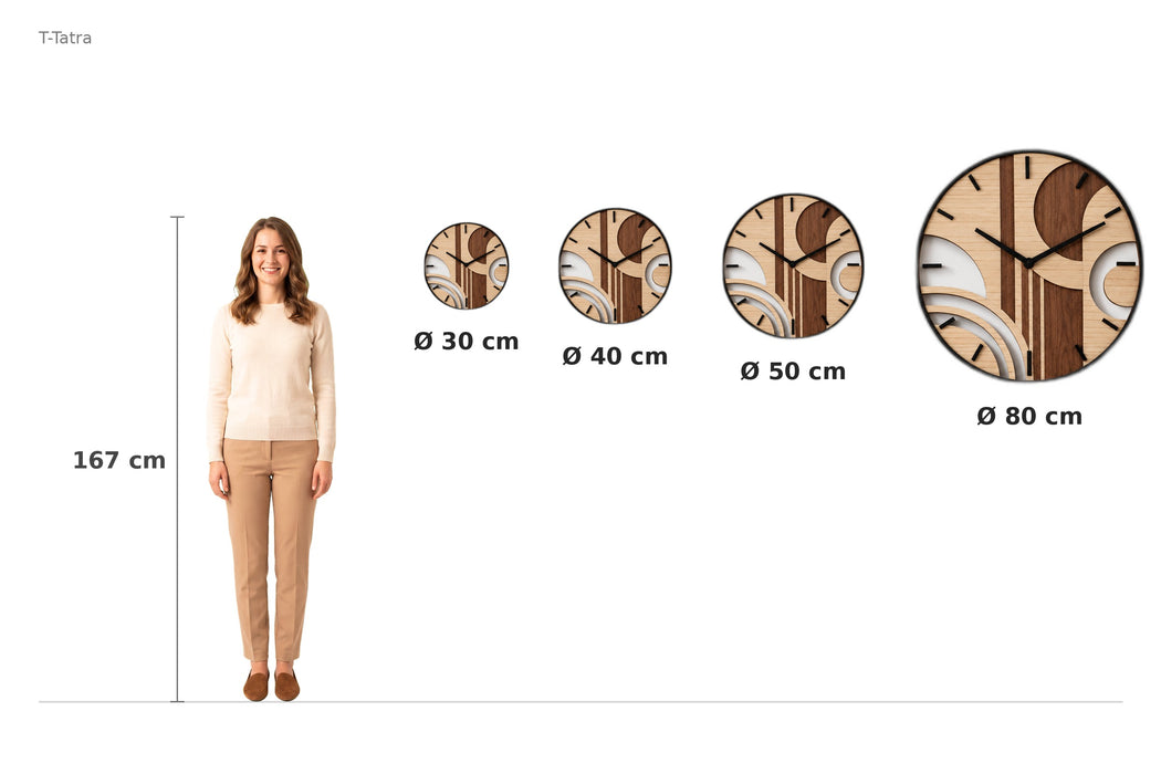 Size comparison – 167 cm reference